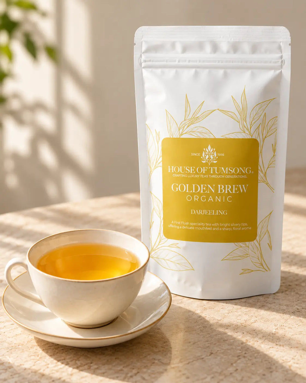 Golden Brew (ORGANIC) Darjeeling First Flush- 100gms