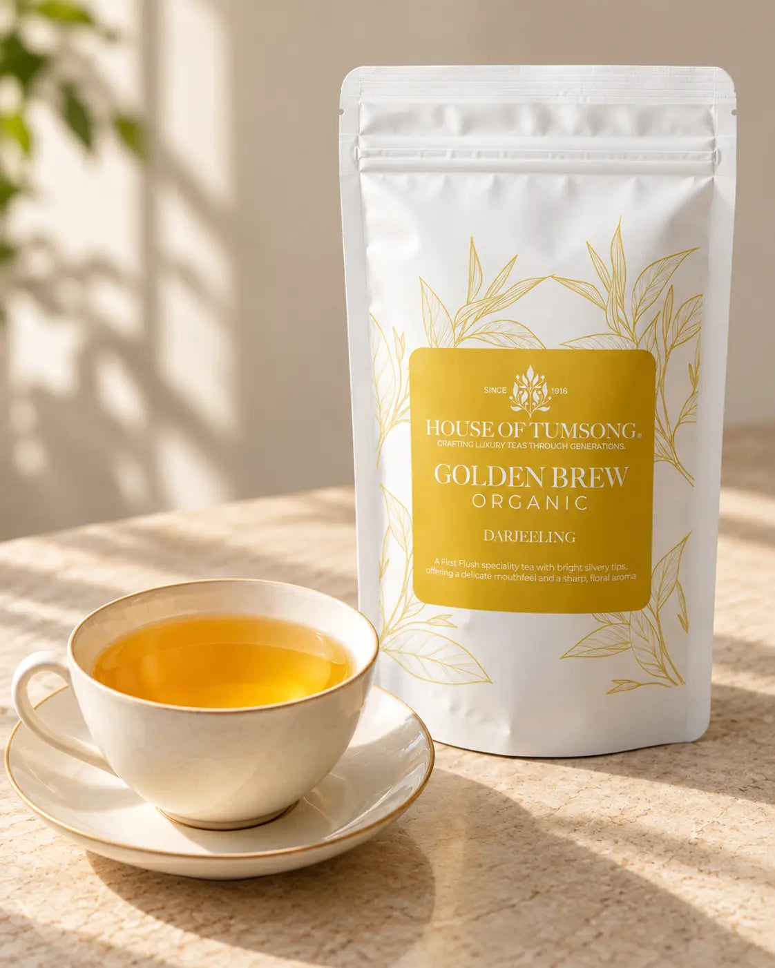 Golden Brew (ORGANIC) Darjeeling First Flush- 100gms