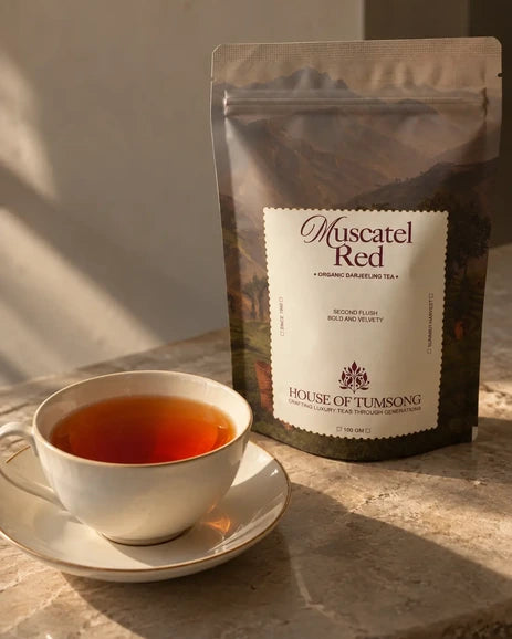 ⁠Muscatel Red (ORGANIC) Darjeeling Second Flush-100 gms